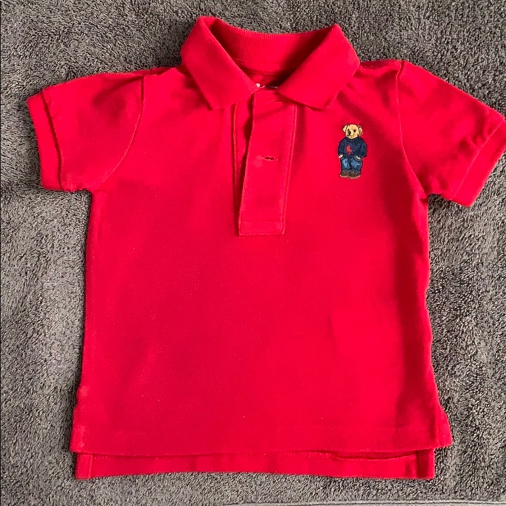 Red Big Bear logo Ralph Lauren Polo - Sooooo cute!